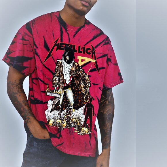 Metallica So I Dub The Unforgiving Tie Dye metal rock Official T-Shirt 2XL NWT - Picture 2 of 4